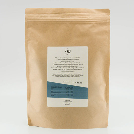 Porridge mit Gerste, Feige und Zimtblüte