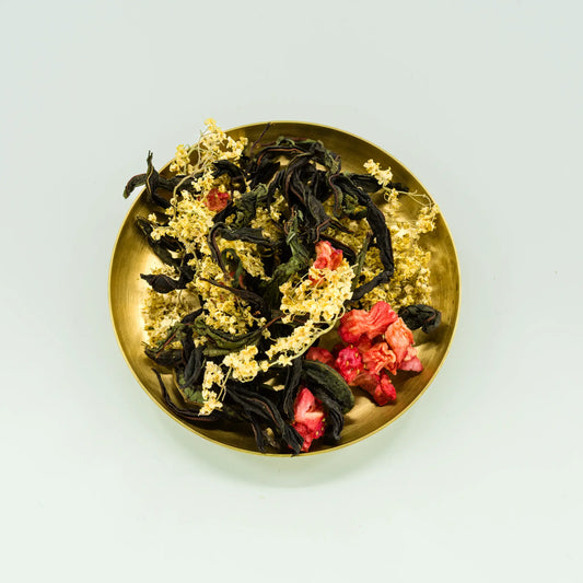 Weidenröschentee Erdbeere Holunderblüte