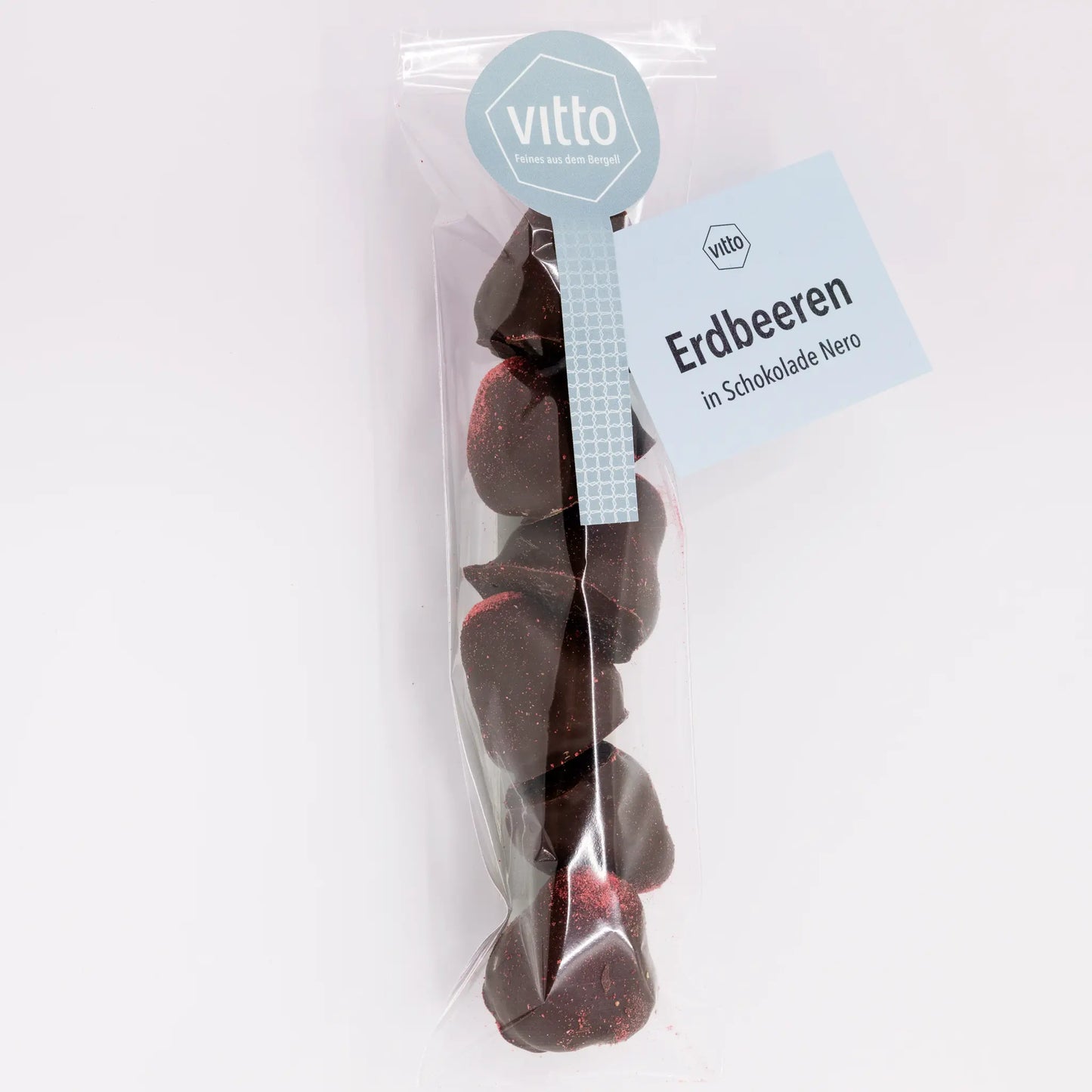 Erdbeeren in Schokolade Nero